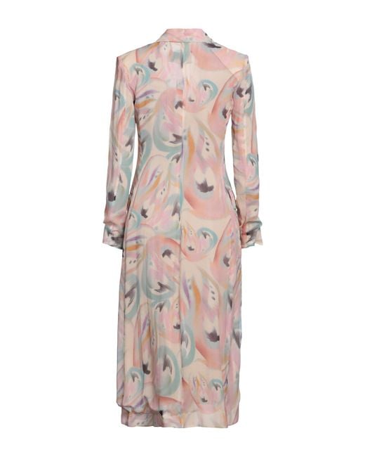 Etro Pink Midi Dress