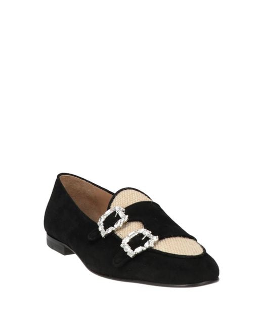 Semicouture Black Loafers Leather