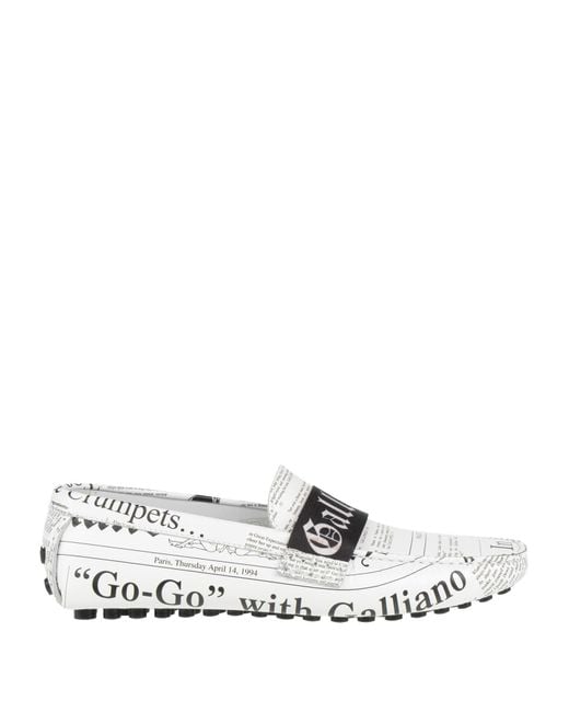 John Galliano White Loafer for men