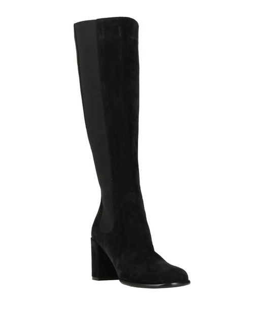 Sergio Rossi Black Boot Leather