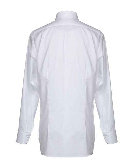 Bagutta White Shirt Cotton for men
