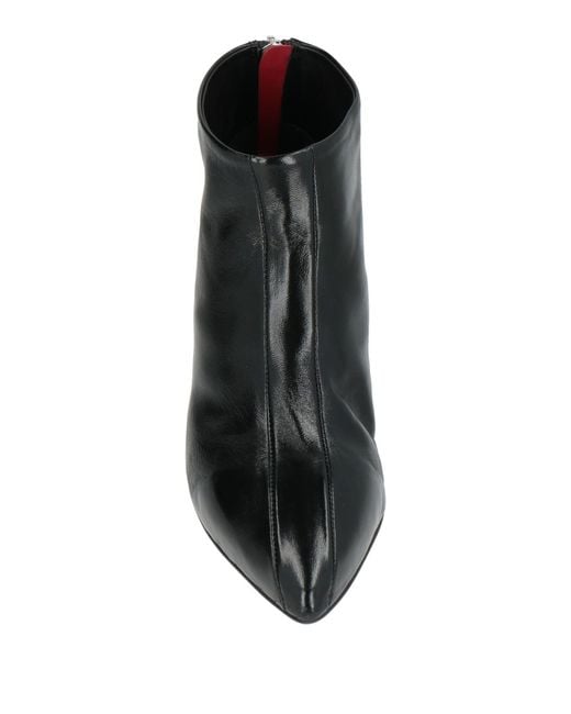 Halmanera Black Ankle Boots Leather