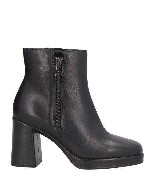 Igi&co Black Ankle Boots Leather