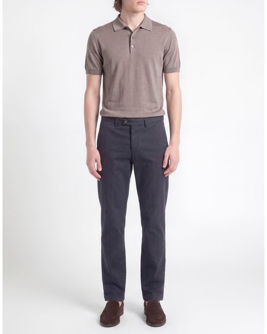 Corneliani Blue Pants Cotton, Elastane for men