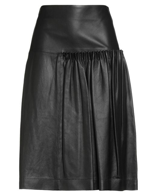Ferragamo Black Midi Skirts