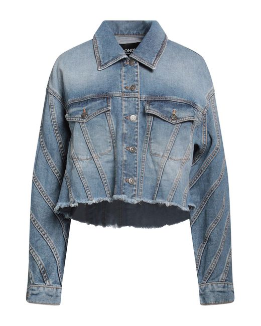 Dondup Blue Denim Outerwear