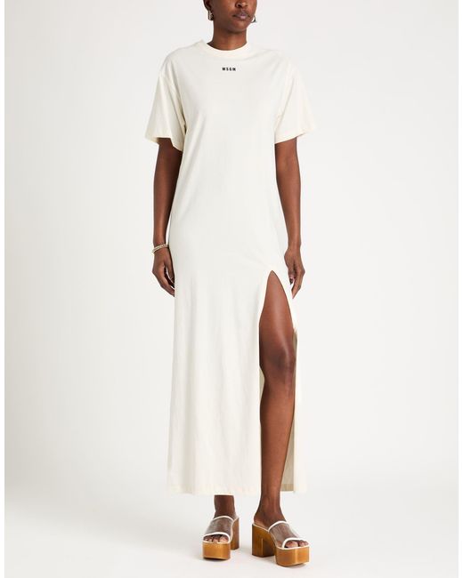 Vestido largo MSGM de color White