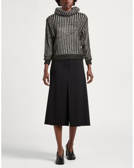 Manila Grace Black Turtlenecks