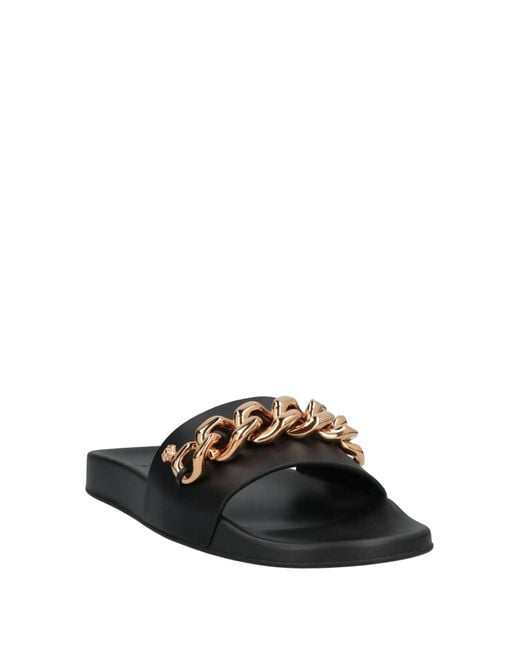 Versace Black Sandals for men