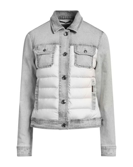 Moorer Gray Puffer Cotton, Elastane, Polyamide, Polyurethane