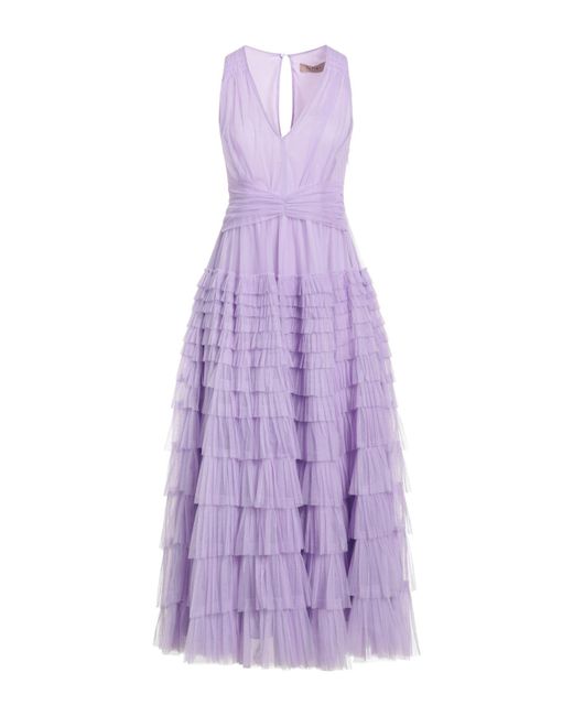 Twinset Purple Maxi Dress