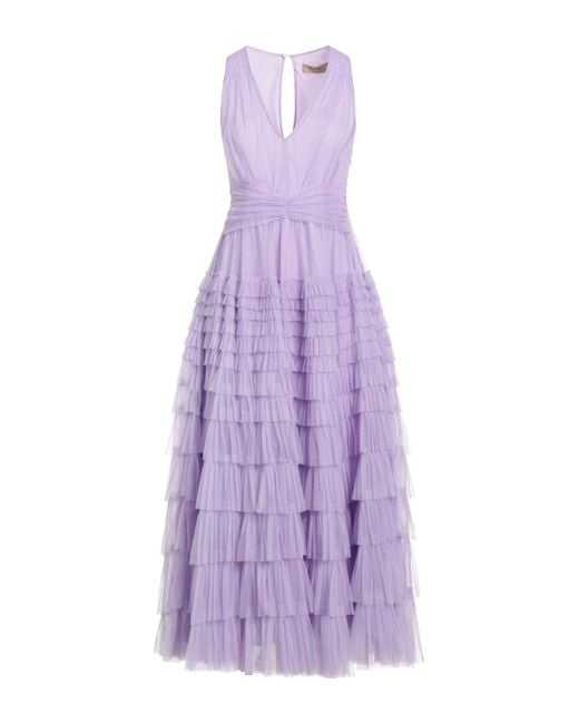 Robe longue Twin Set en coloris Purple