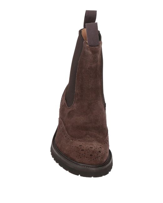 Tricker's Brown Ankle Boots Leather