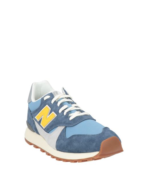 New Balance Blue 475H Sneakers Leather, Textile Fibers for men