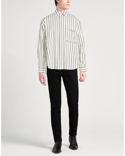 Dior White Shirt Cotton, Polyester for men
