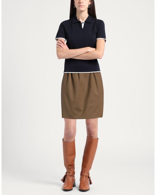THEORY PROJECT Brown Mini Skirts