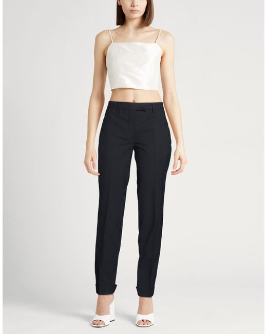 Paul Smith Blue Midnight Pants Wool, Elastane