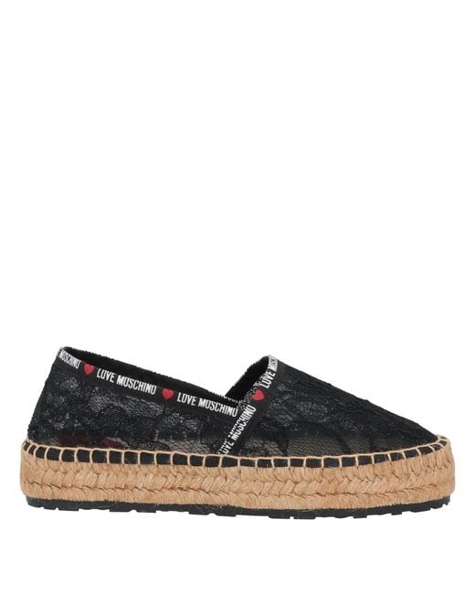 Love Moschino Brown Espadrilles