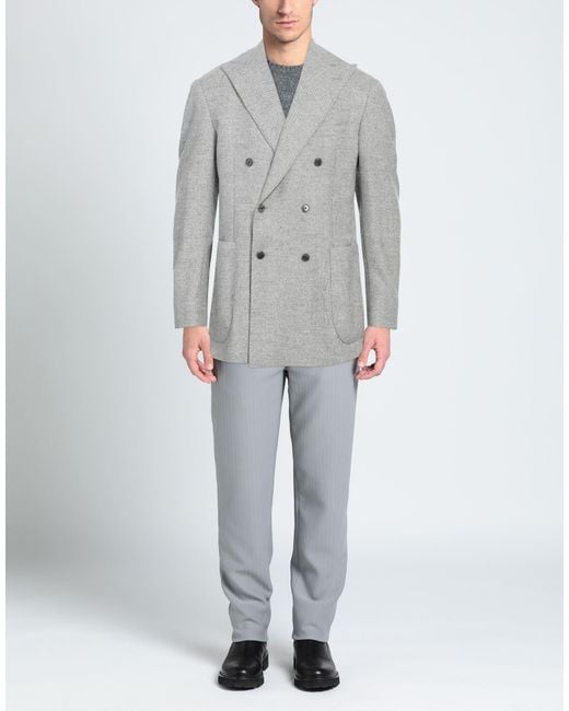 Luigi Bianchi Gray Blazer for men