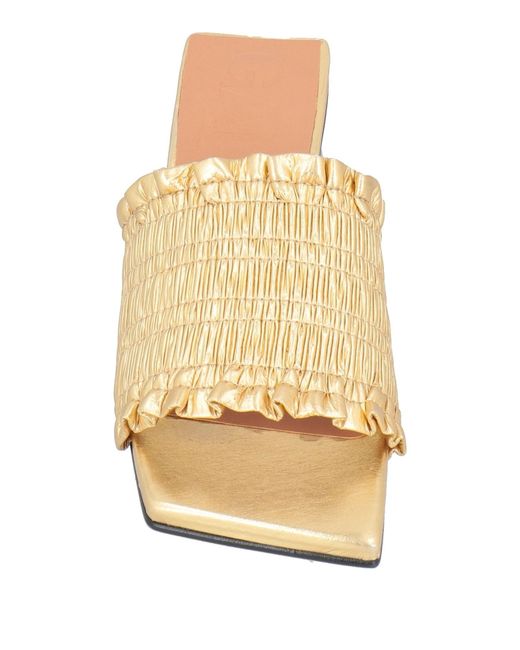 Ganni Natural Sandals