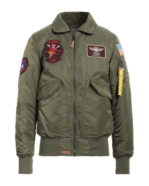 top gun Green Jacket for men