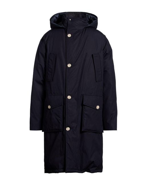 Woolrich Blue Puffer Cotton for men