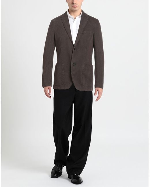 Blazer di Montedoro in Black da Uomo