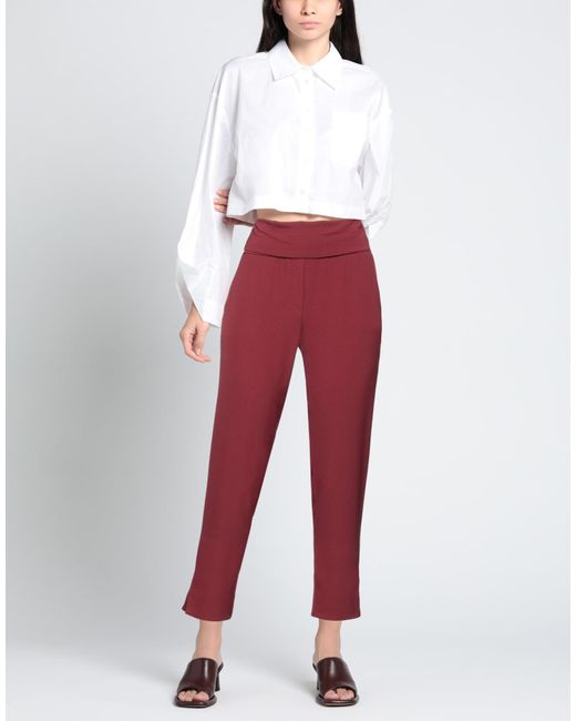 Manila Grace Red Pants