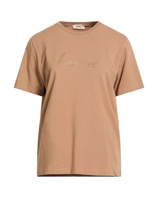 Camiseta Herno de color Natural