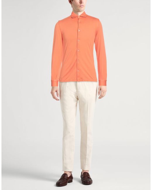 Camicia di Fedeli in Orange da Uomo
