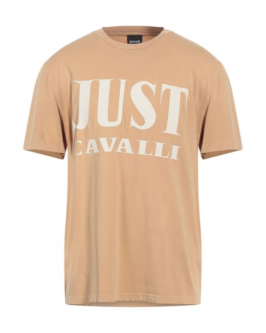 Just Cavalli Natural T-shirt for men