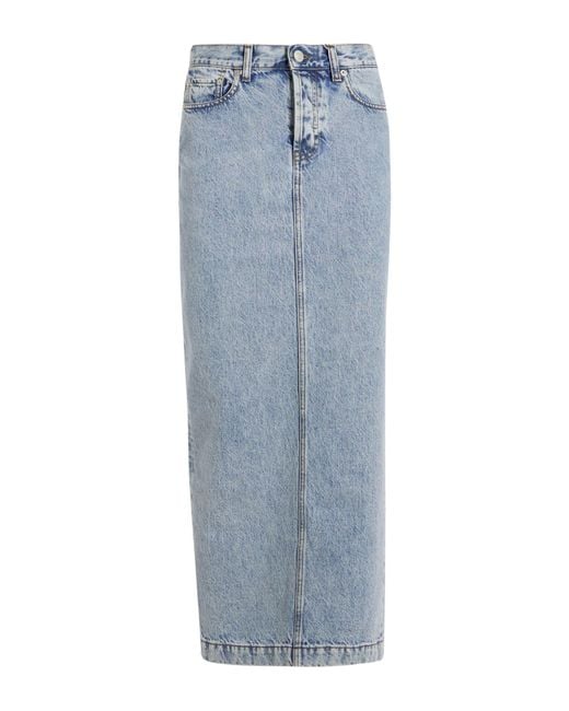 Fabiana Filippi Blue Denim Skirt