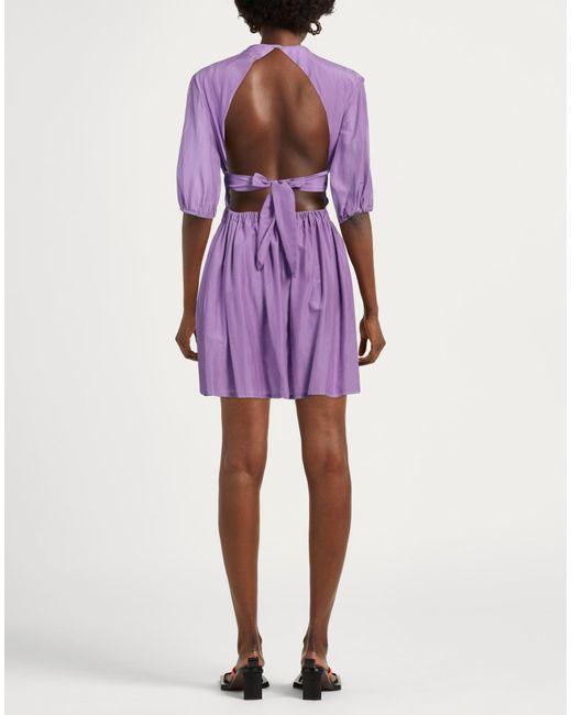 Minivestido Semicouture de color Purple