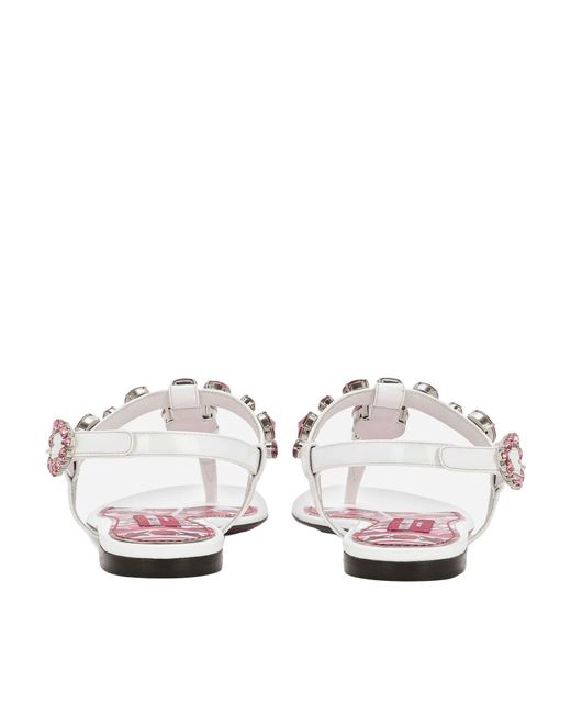 Dolce & Gabbana White Sandale