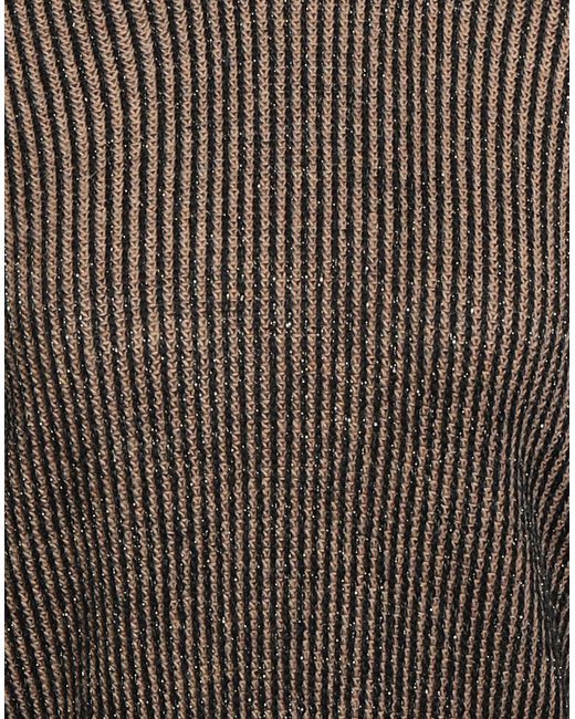 CROCHÈ Gray Camel Turtleneck Acrylic, Synthetic Fibers, Viscose, Wool, Alpaca Wool