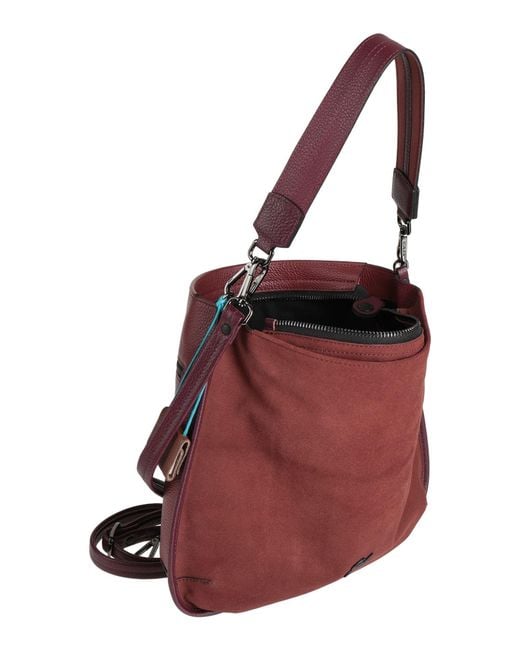 Gabs Red Brick Handbag Calfskin