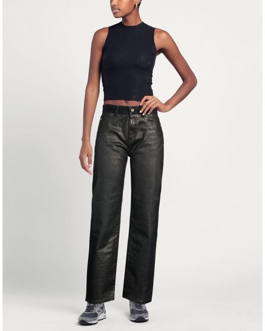 Nenette Gray Jeans Cotton, Elastane