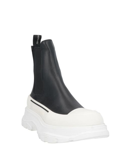 McQueen Black Ankle Boots