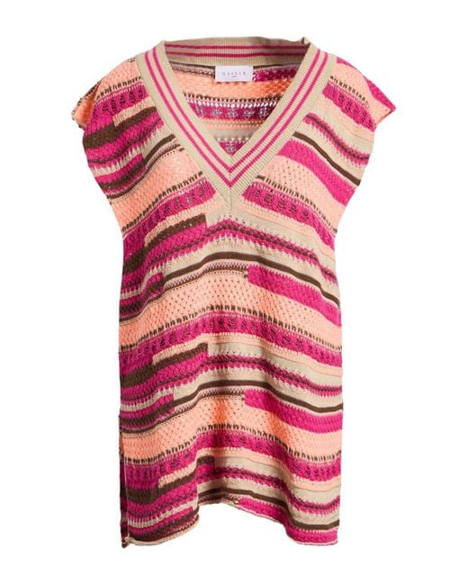 Gaelle Paris Pink Sweater Organic Cotton, Acrylic