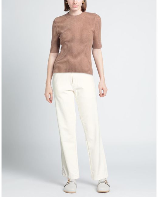 HOMMEGIRLS White Pants Cotton