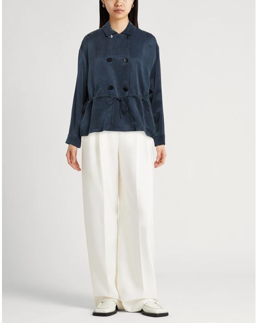 Emporio Armani Blue Jacket Cupro
