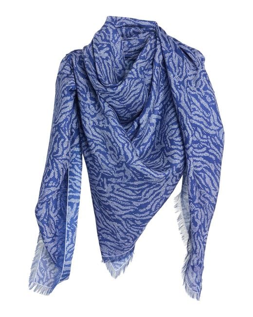 Givenchy Blue Bright Scarf Modal, Cashmere for men