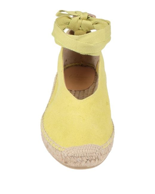Castaner Yellow Espadrilles