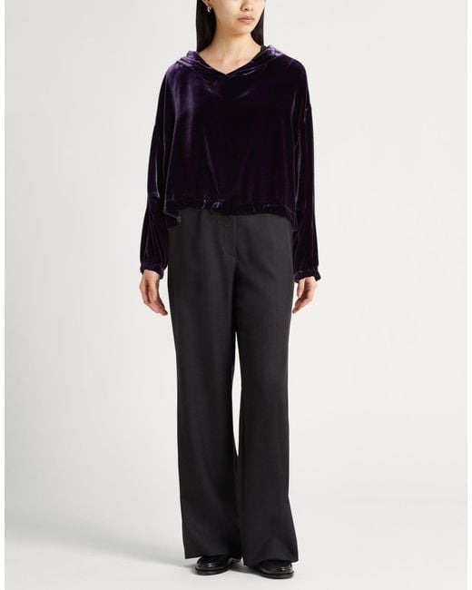 Aspesi Blue Sweatshirt Viscose, Silk