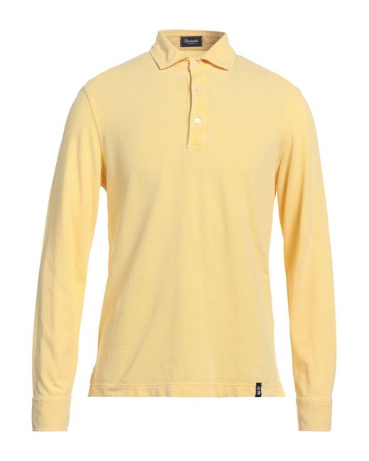 Drumohr Yellow Polo Shirt for men