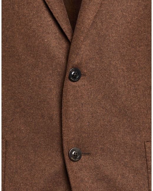Boglioli Brown Suit Virgin Wool, Polyester, Elastane for men