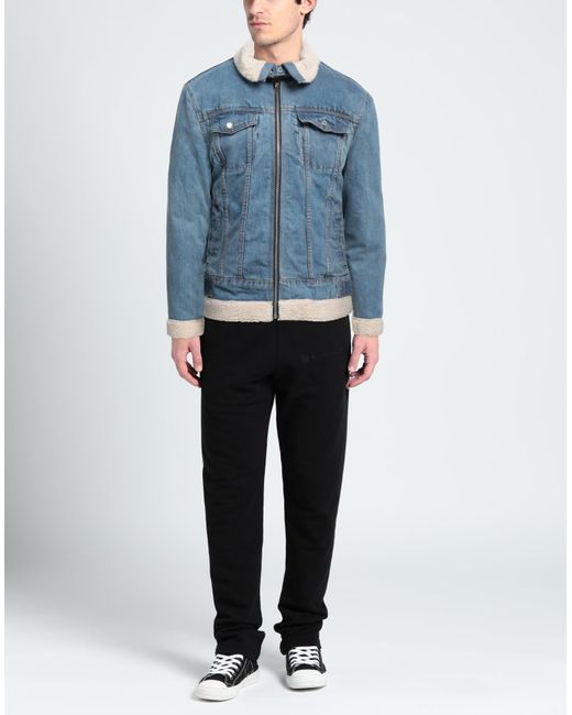 Be Edgy Blue Denim Outerwear for men