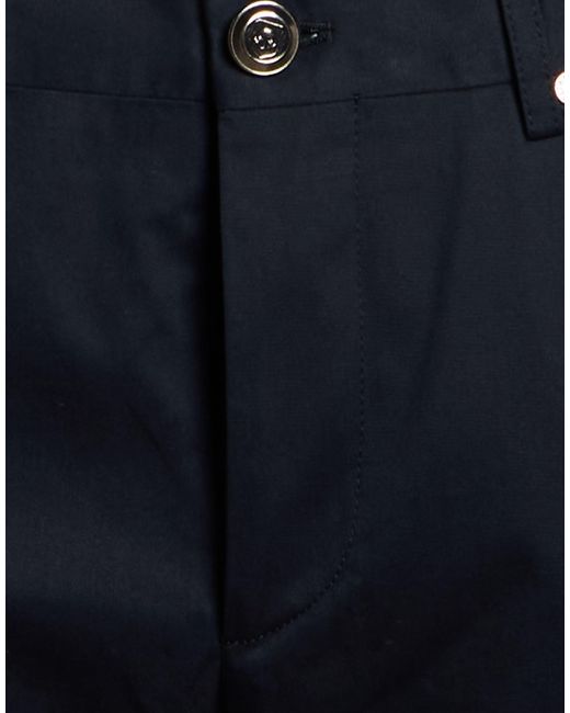 Corneliani Blue Midnight Pants Cotton, Elastane for men