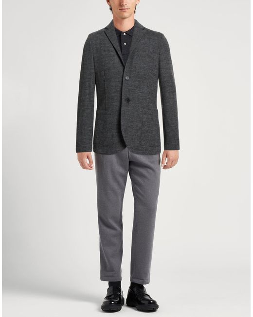 Harris Wharf London Black Blazer Wool, Polyamide for men