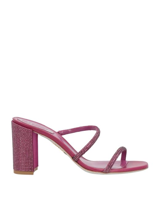 Rene Caovilla Pink Sandale